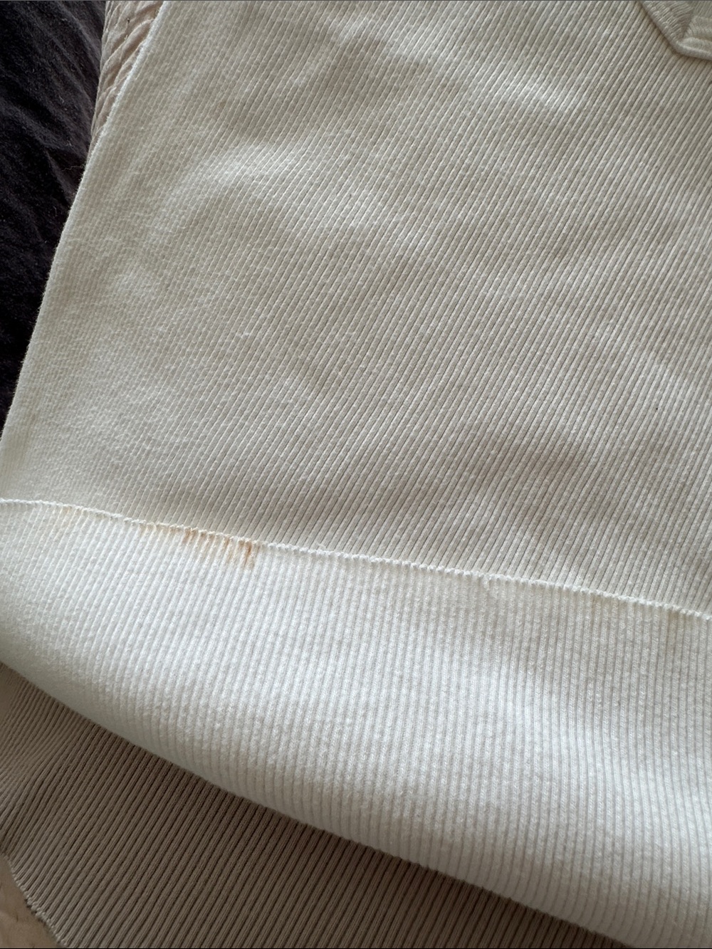 Bundle 5 Brandy Melville Ribbed Tank Tops - Brown, Cream, Taupe, White - Picture 2 of 3